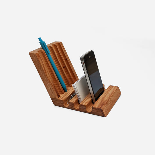 Groovy desk organizer