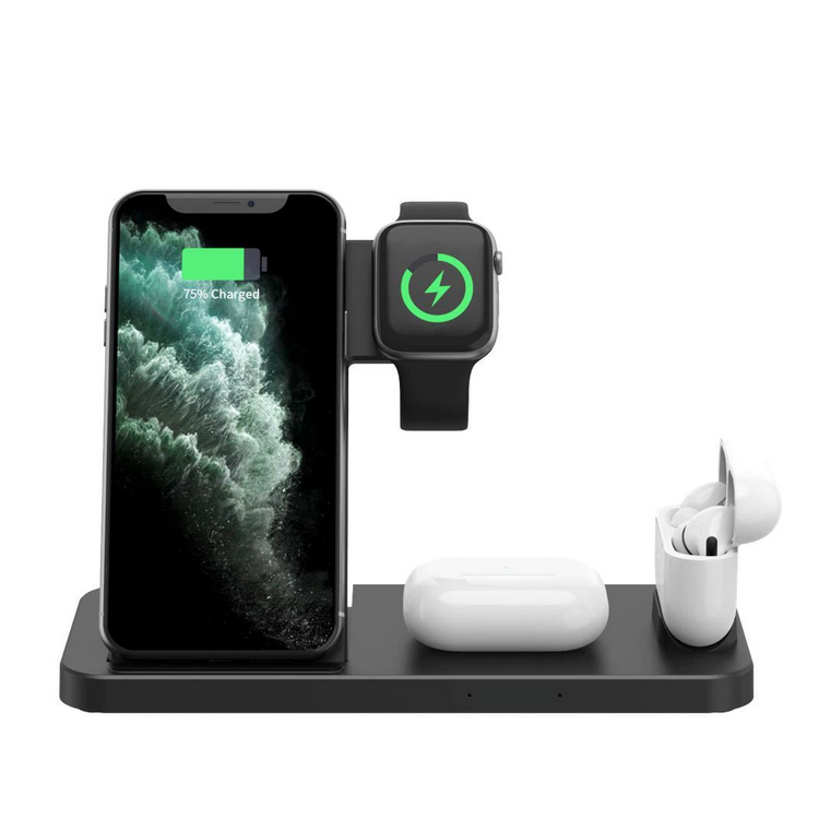 Wireless 4 in 1 Charging Station for iPhone and Samsung