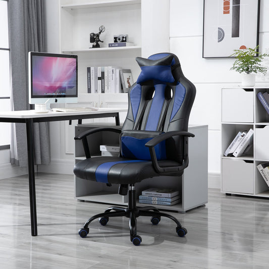 Leather Gaming Chair w/ Lumbar Support