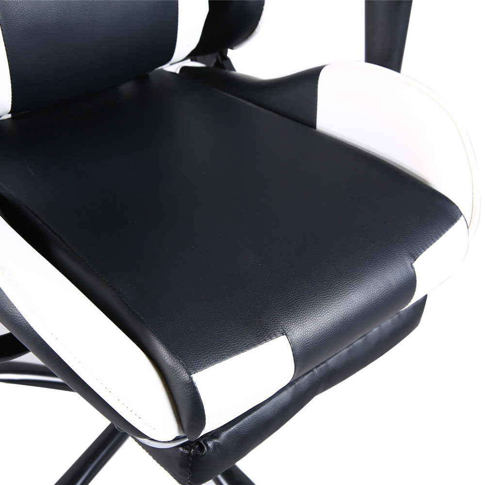 Swivel Chair Gaming Chair with Footrest Tier